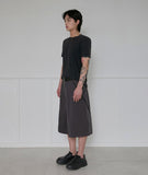 Asymmetrical Bermuda Shorts