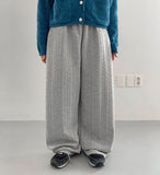 [unisex] Kaiki Banding Cable Quilted Jogger Pants