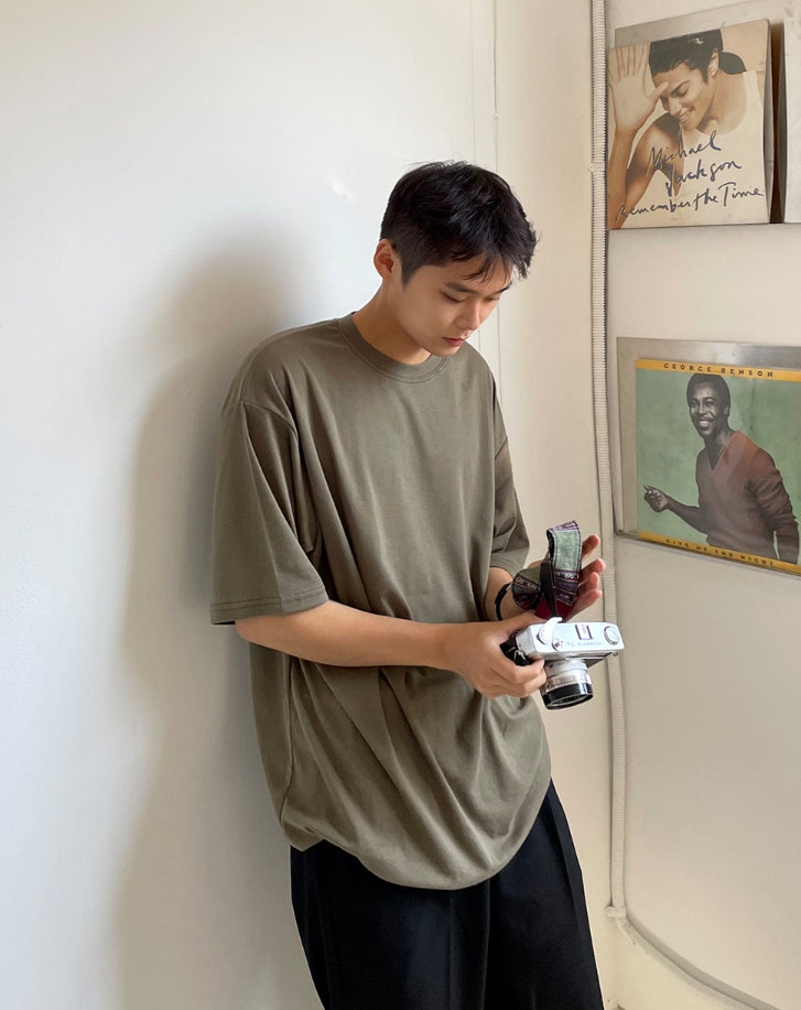 【COSYHARU】WISH Overfit Short Sleeve Tee Oversized Short Sleeve Tee | ZuniSportswear