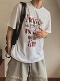 Focus printing short sleeves