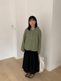 Curler Boucle Round Cardigan