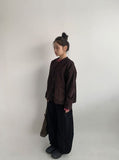 Billet Buckle Stitch Curved Balloon Pants