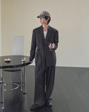 Louis Pintuck Wide Slacks