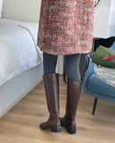 Tuelin Square Long Boots (3.5cm)