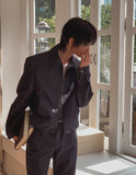 Chase Herringbone Denim Jacket