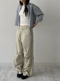[unisex] Parachute Banding Wide Pants