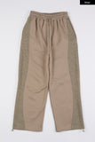 Canvas line wide sweat pants