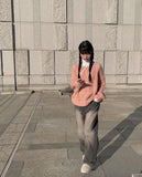 Ari lip neck loose fit knit