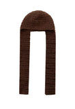 LONG STRAP KNITTED HAT