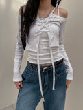 Tide Eyelet Cardigan Set