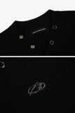 LOGO SNAP KNIT