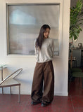 Fitfree Rivet Stitch Wide Pants