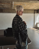 Grain check shirt