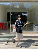 [unisex] Mizuki Carpender Banding Bermuda Cotton Pants