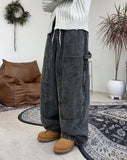 Rotor Stitch Balloon Denim Pants