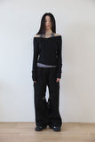 Dio strap cotton pants