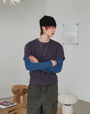 Normal Cotton Plain Long Sleeve T-shirt