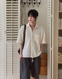 Marilyn Mesh Knit Short Sleeve Shirt