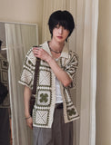 Clover Crochet Short Sleeve Cardigan