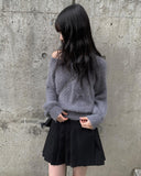 Yoni Angora Square Off Knit