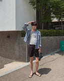 Caden Tartan Check Long Sleeve Shirt