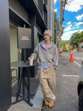 Cloud Overfit Crop Hoodie