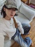 Norma Vintage Washing Wide Denim Pants