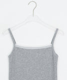 Arone Lace Ribbed Layered Layered Strap Sleeveless