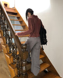 Jenna Star Cubic Pocket Balloon Fit Cotton Long Pants