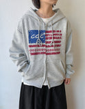 Kelten Print Over Hood Zip-Up
