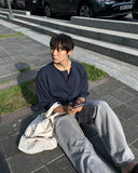 Shadow Gray Wide Denim