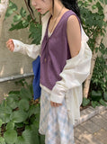 Rakko Flower Vintage Layered Sleeveless