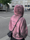 Unisex Tie Dye Over Hooded Zip Up