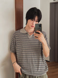 Casey color blocking short sleeve knit