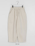 [unisex] Yek Banding Balloon Wide Peach Cotton Pants