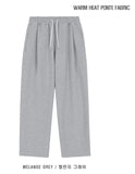 Worm Heat Pintuck Wide Sweatpants