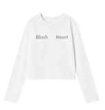 BLUSH HEART Long Sleeve T-shirt