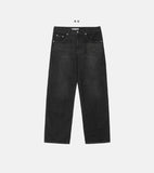 Organic wide denim pants