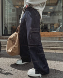 Abe Raw Stitch Cargo Denim Pants