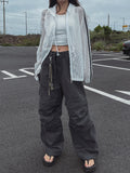 Vianne wide two-tuck banding pants
