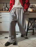 Nouz Pintuck Belted Balloon Sweatpants