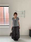 Hube Summer Banding Wide Cargo Pants