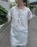 Como Layered Ribbon Cardigan