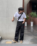 Malik wide cotton pants