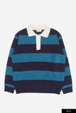 Odisha rugby collar wool knit sweatshirt