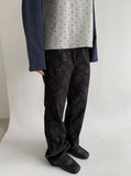 Vigenna Flower Bootcut Banding Pants