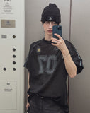Zero Seven Mesh Track Over Fit Short Sleeve T-shirt