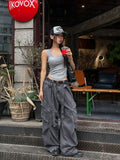 [U-BASIC/1+1] Lucy Ribbed U-Neck Mango Sleeveless