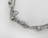 Newme Silver Ball Chain Necklace