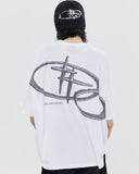 WIDE FIT SHINING LOGO TEE SHIRT